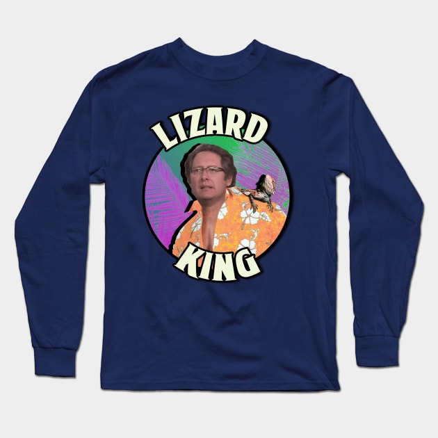 Lizard King Long Sleeve T-Shirt by Art of Aaron Bailey